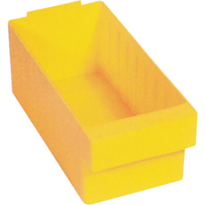 Bacs-tiroirs Euro, 5-9/16" la x 5" H x 11-5/8" p, Jaune, Capacité 50 lb