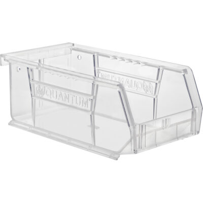 Bacs très transparents Ultra, 4-1/8" la, 3" h x 7-3/8" p, Transparent