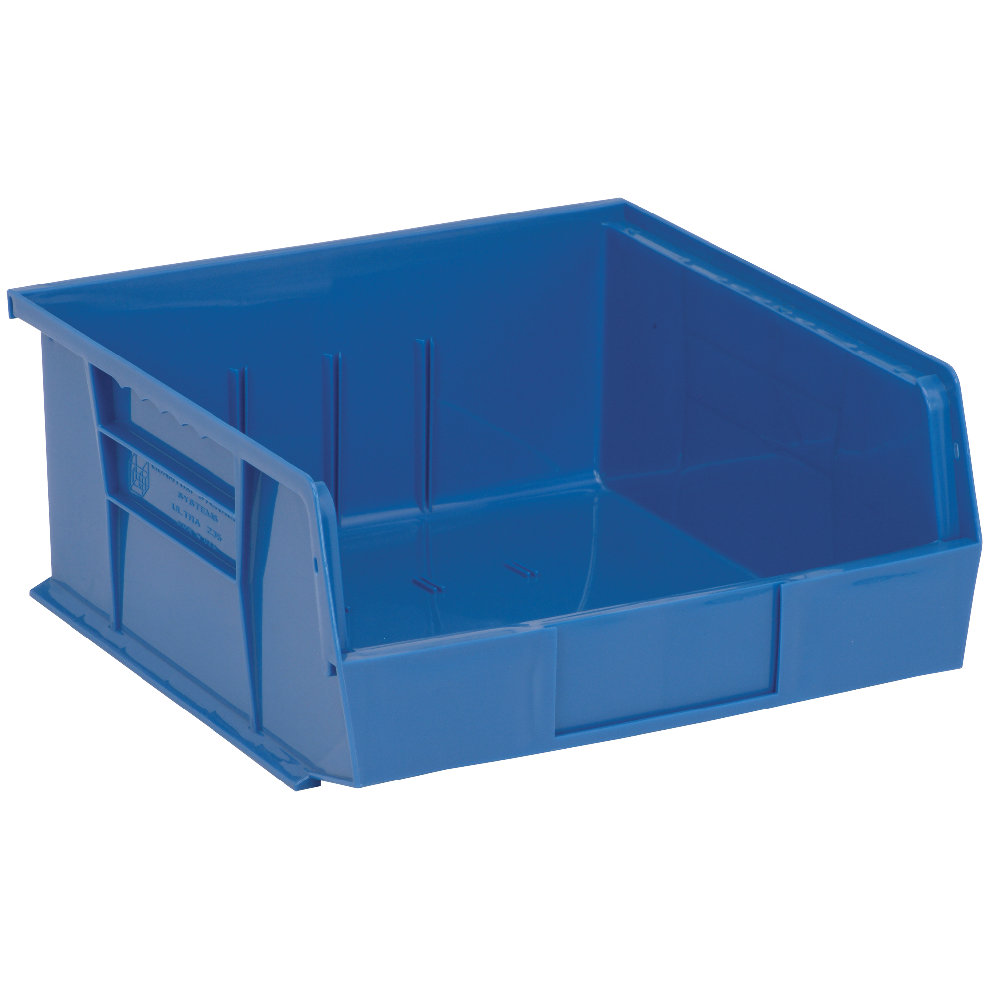 Bacs ultra empilable & suspendable, 11" la, 5" h x 10-7/8" p, Bleu
