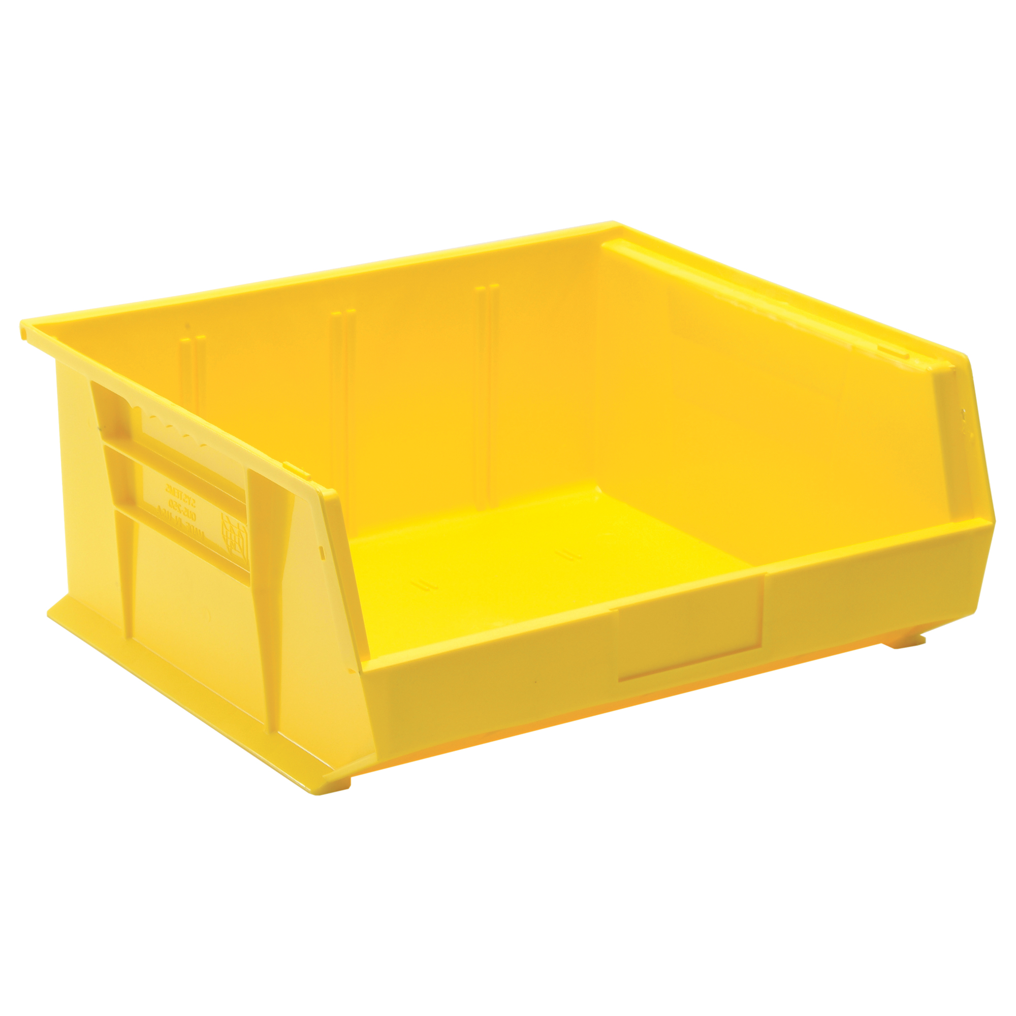 Bacs ultra empilable & suspendable, 16-1/2" la, 7" h x 14-3/4" p, Jaune