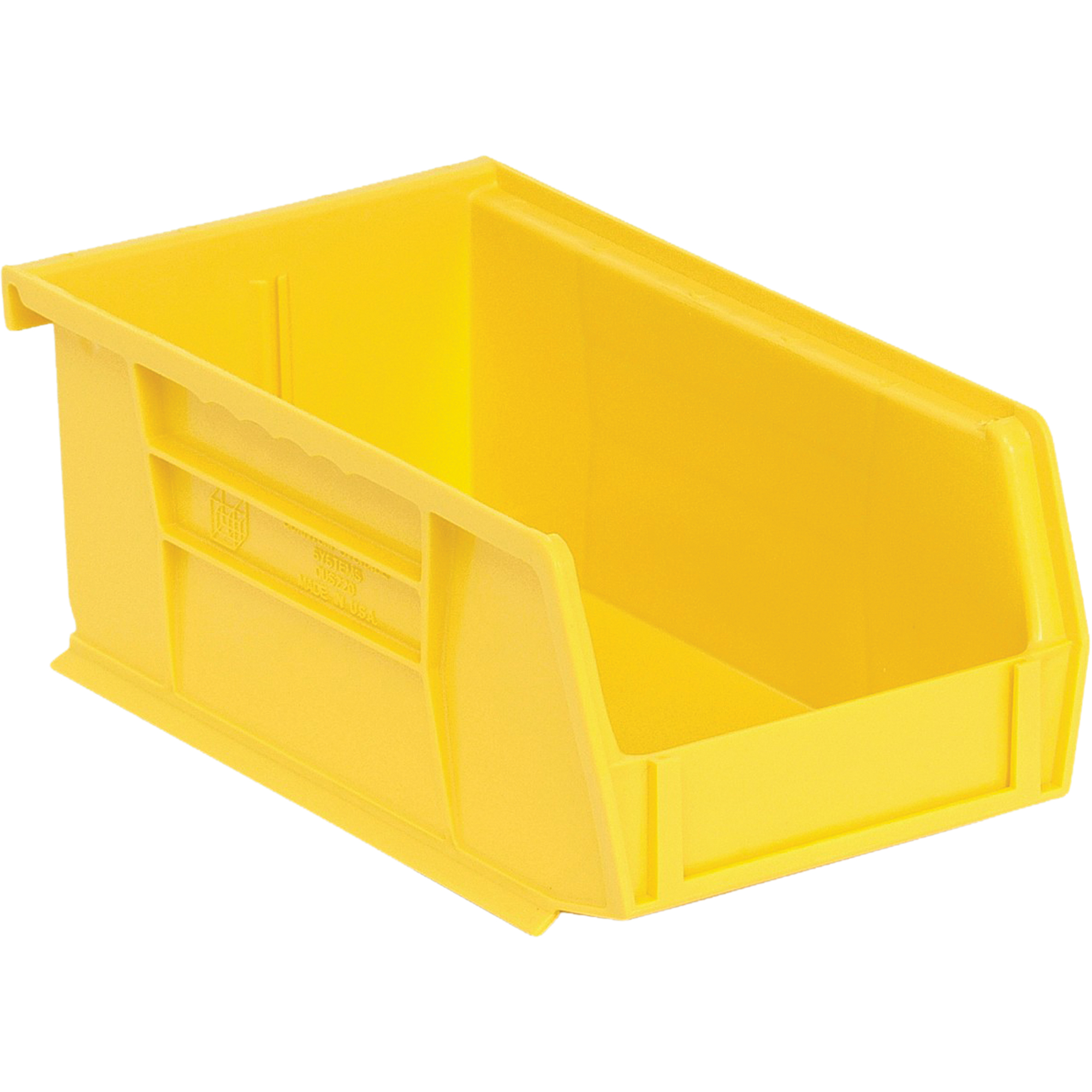 Bacs ultra empilable & suspendable, 4-1/8" la, 3" h x 7-3/8" p, Jaune