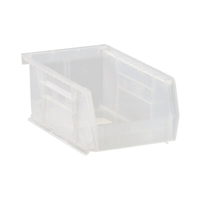 Bacs ultra empilable & suspendable, 4-1/8" la, 3" h x 7-3/8" p, Transparent