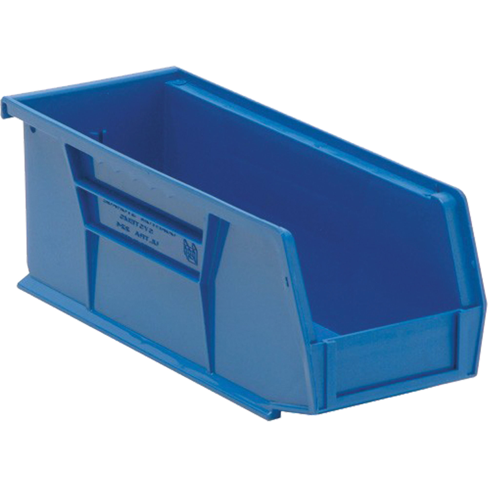 Bacs ultra empilable & suspendable, 4-1/8" la, 4" h x 10-7/8" p, Bleu