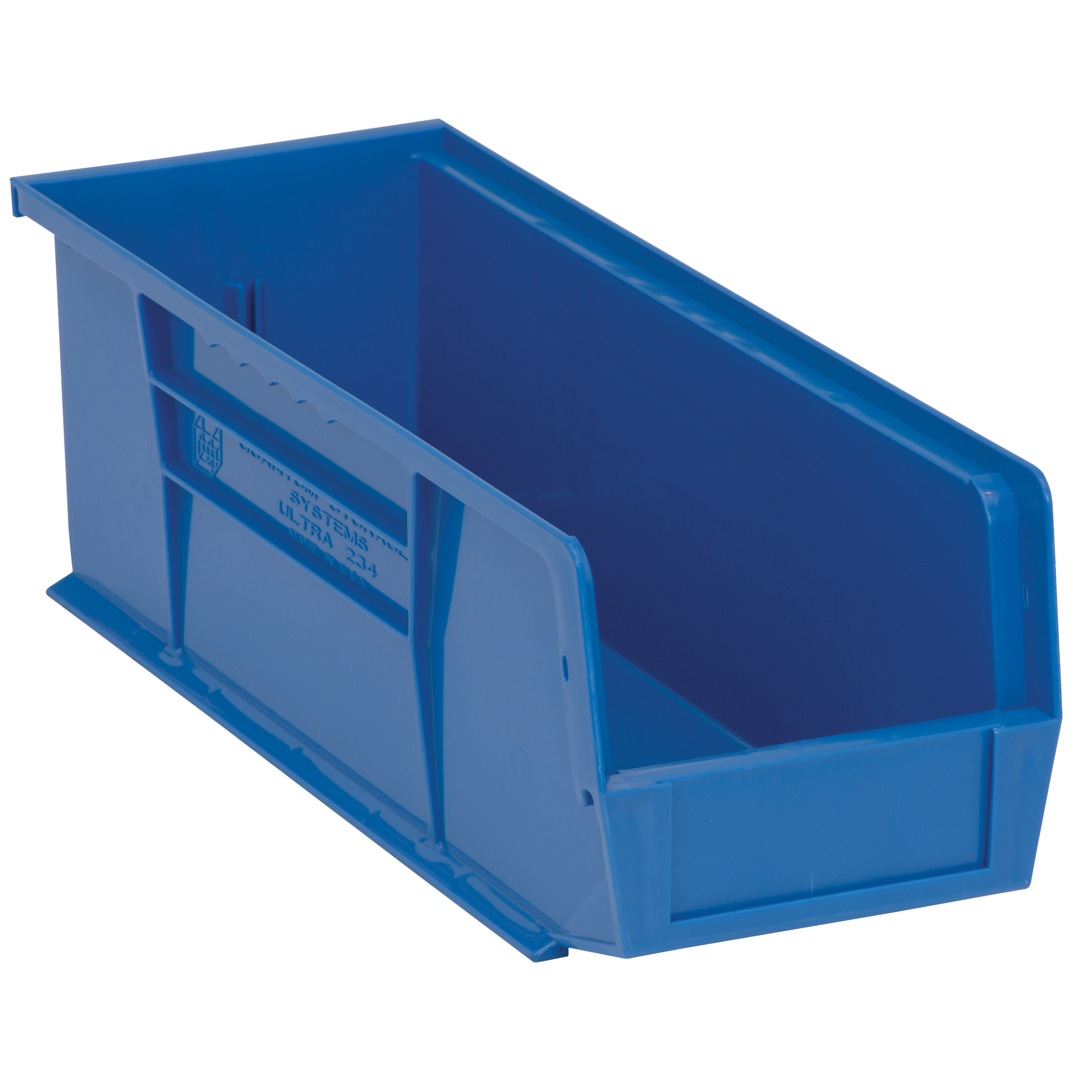 Bacs ultra empilable & suspendable, 5-1/2" la, 5" h x 14-3/4" p, Bleu