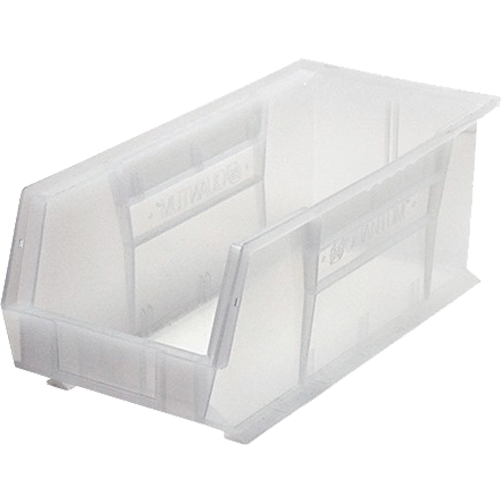 Bacs ultra empilable & suspendable, 8-1/4" la, 7" h x 18" p, Transparent
