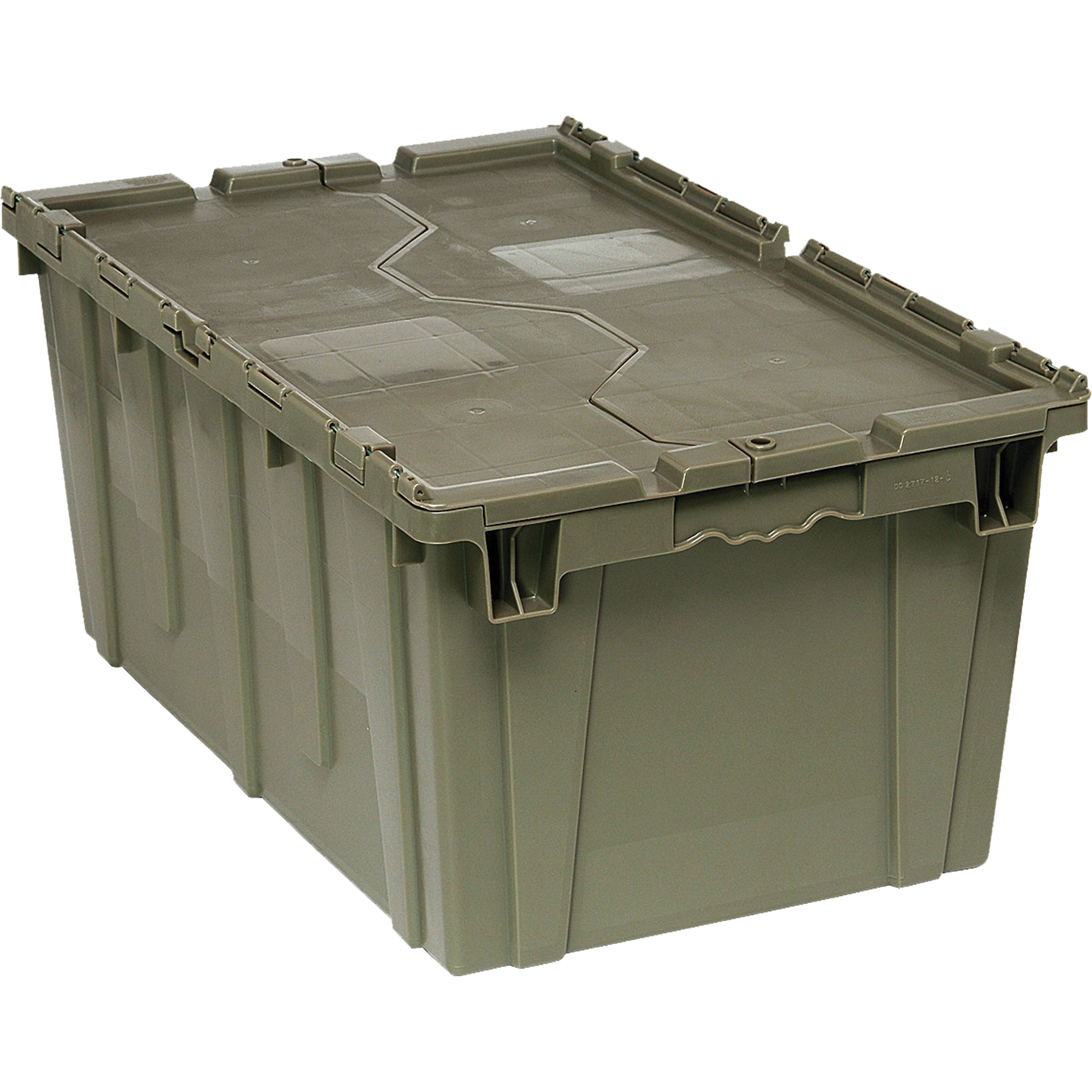 Boîte de transfert avec couvercle, 12,5" x x , Gris