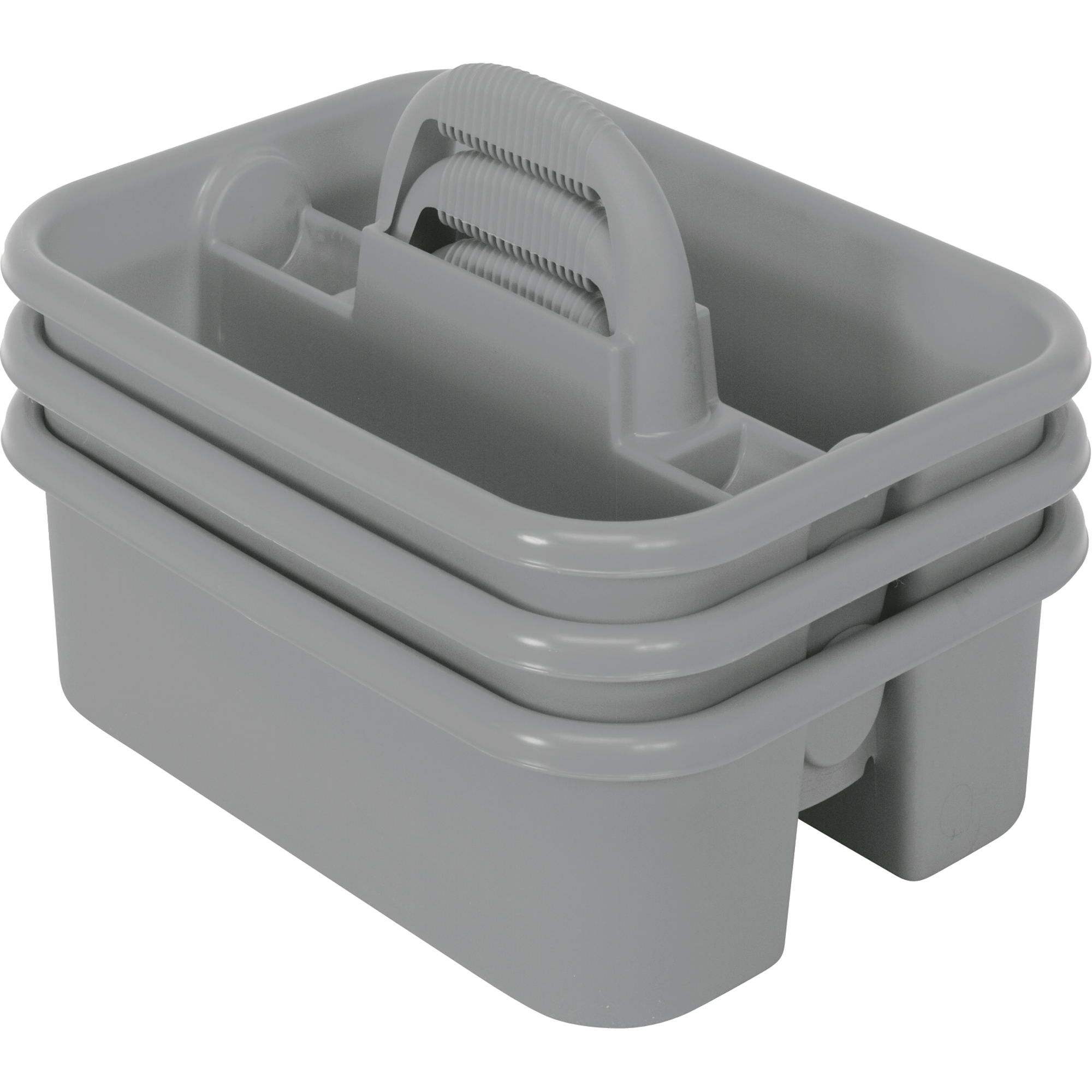 BOITE RANGEMENT,OUTILS,18 1/4X13 3/4X8 3/4,GRIS, 8-3/4" x 13-3/8" x 13-3/8", Gris