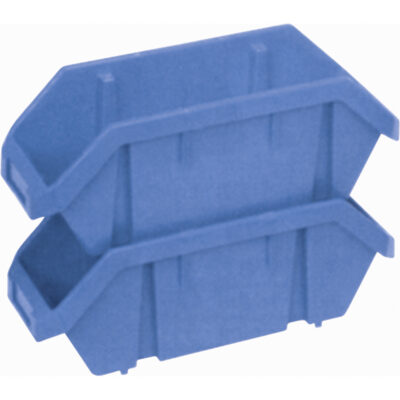 Boîtes à ramassage rapide "Quick Pick", 7" x 6,625" x 18,5", Bleu