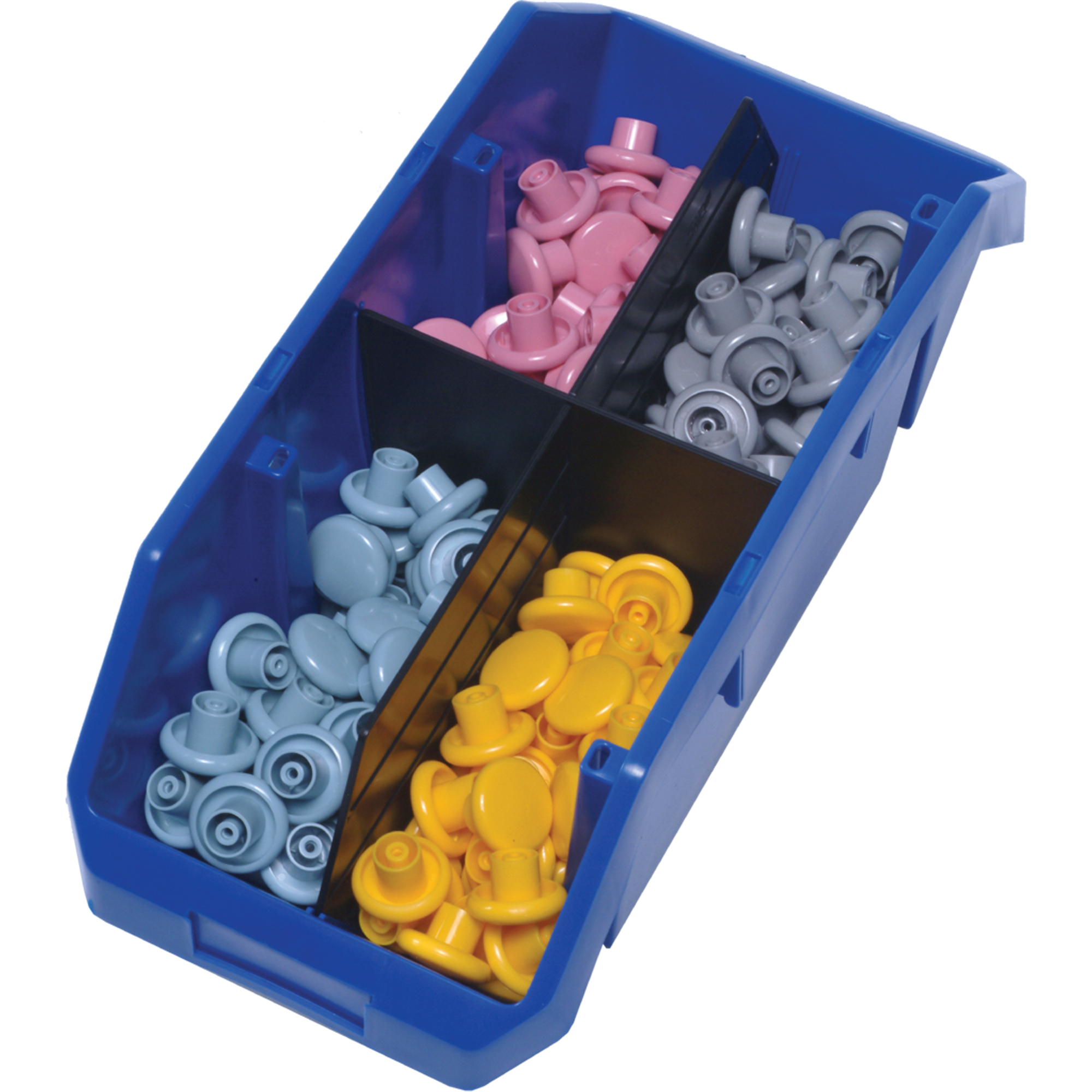 Boîtes à ramassage rapide "Quick Pick", 5" x 6,625" x 12-1/2", Bleu – Image 2