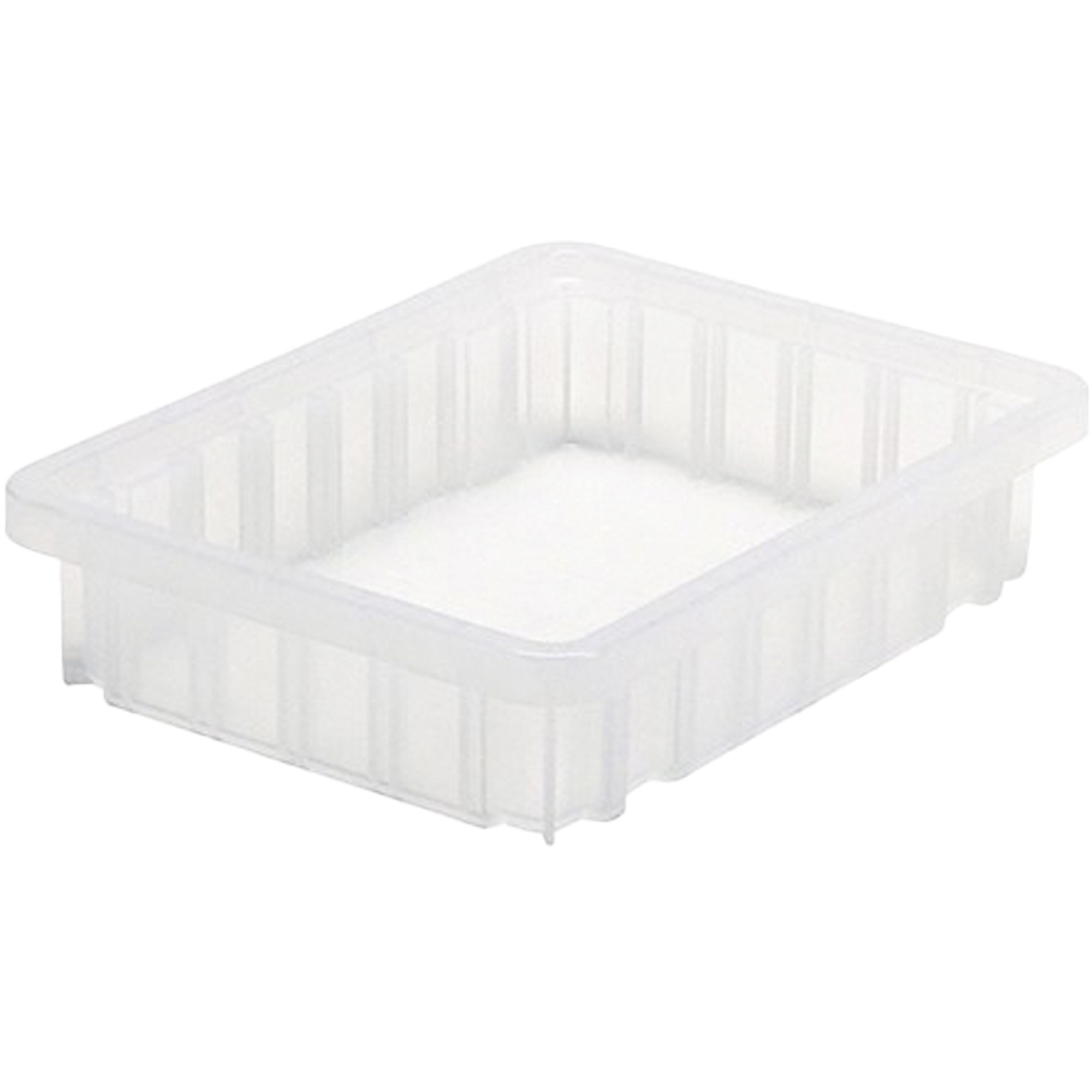 Contenant Divider BoxMD, Plastique, 10,875" la x 8,25" p x 2,5" h, Transparent