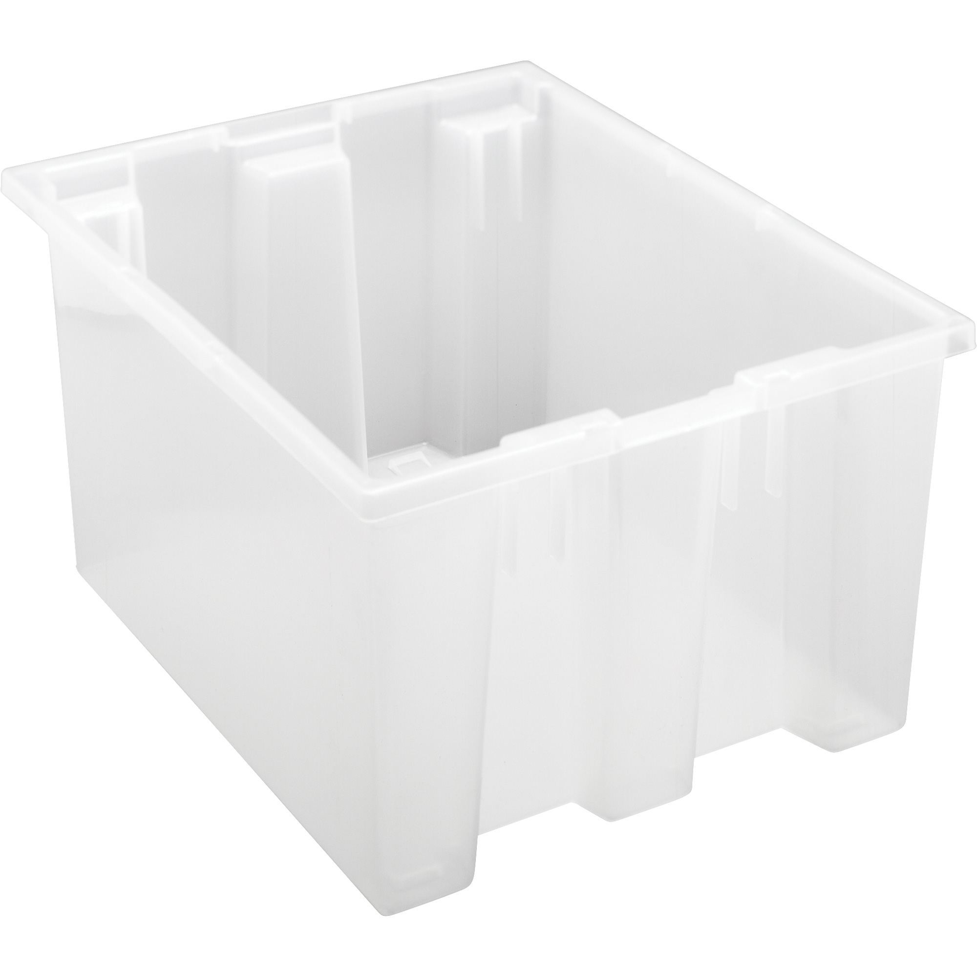 Contenant robuste Stack & Nest, 10" x 15,5" x 19,5", Transparent
