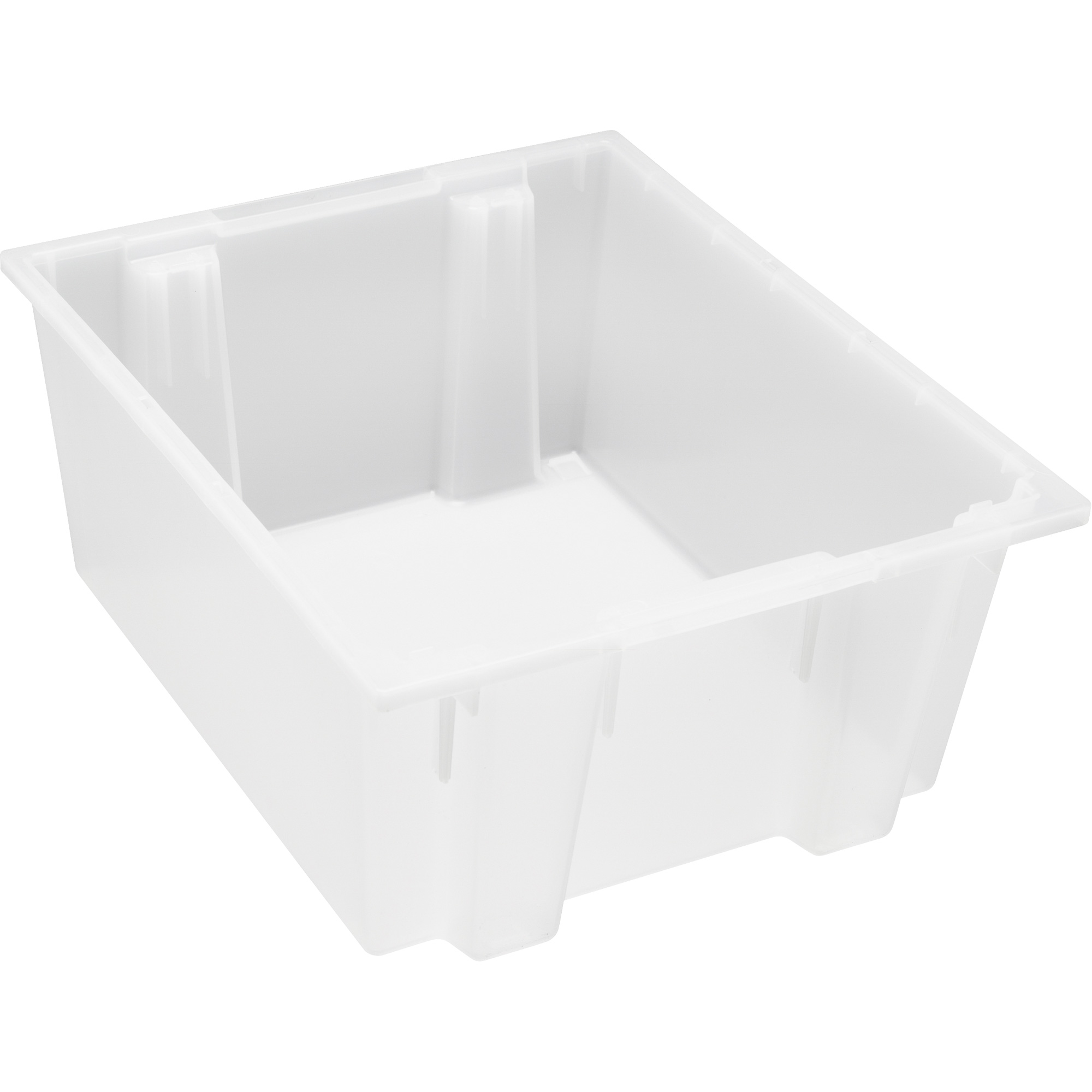 Contenant robuste Stack & Nest, 10" x 19,5" x 23,5", Transparent