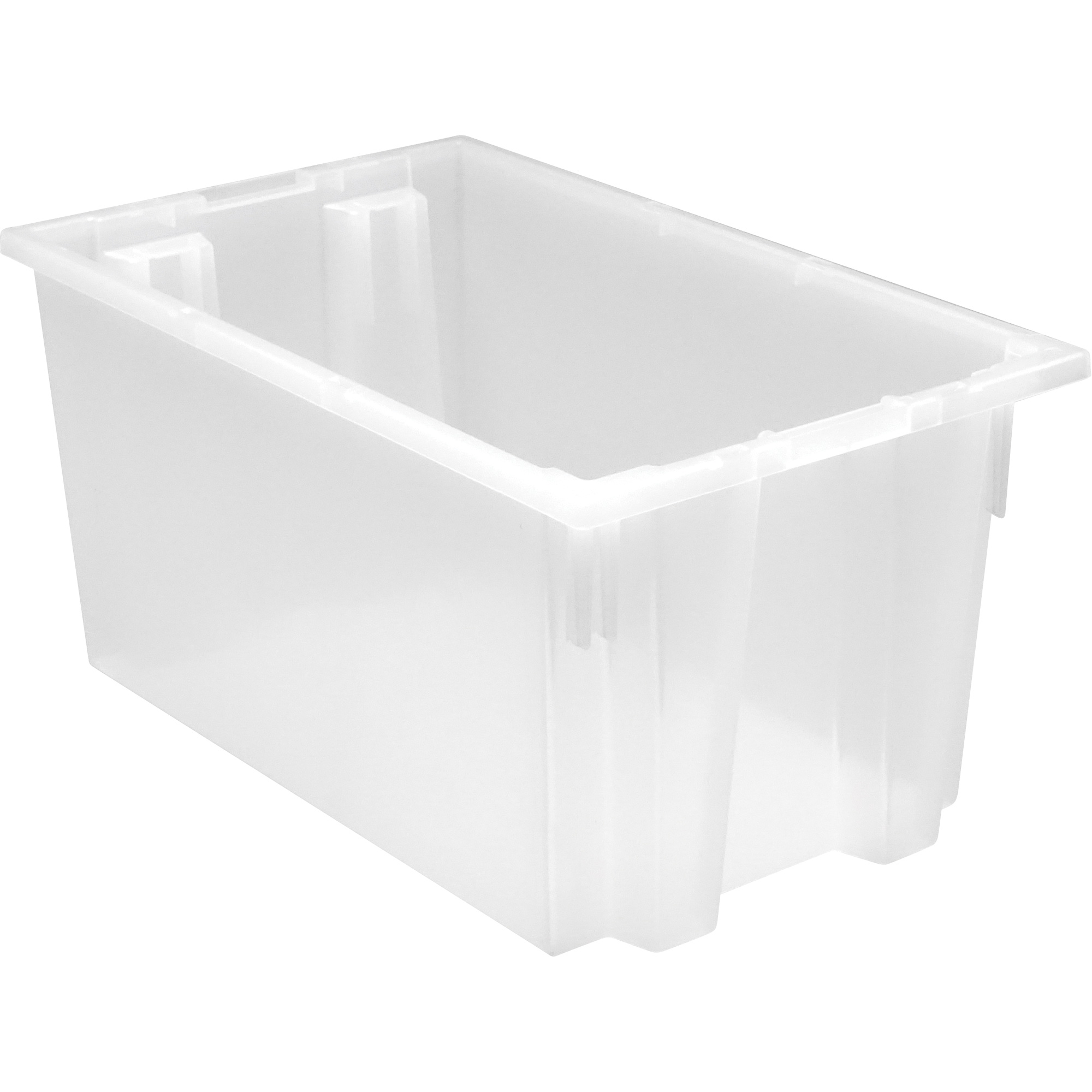 Contenant robuste Stack & Nest, 12" x 19,5" x 23,5", Transparent