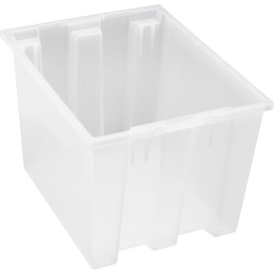 Contenant robuste Stack & Nest, 13" x 15,5" x 19,5", Transparent