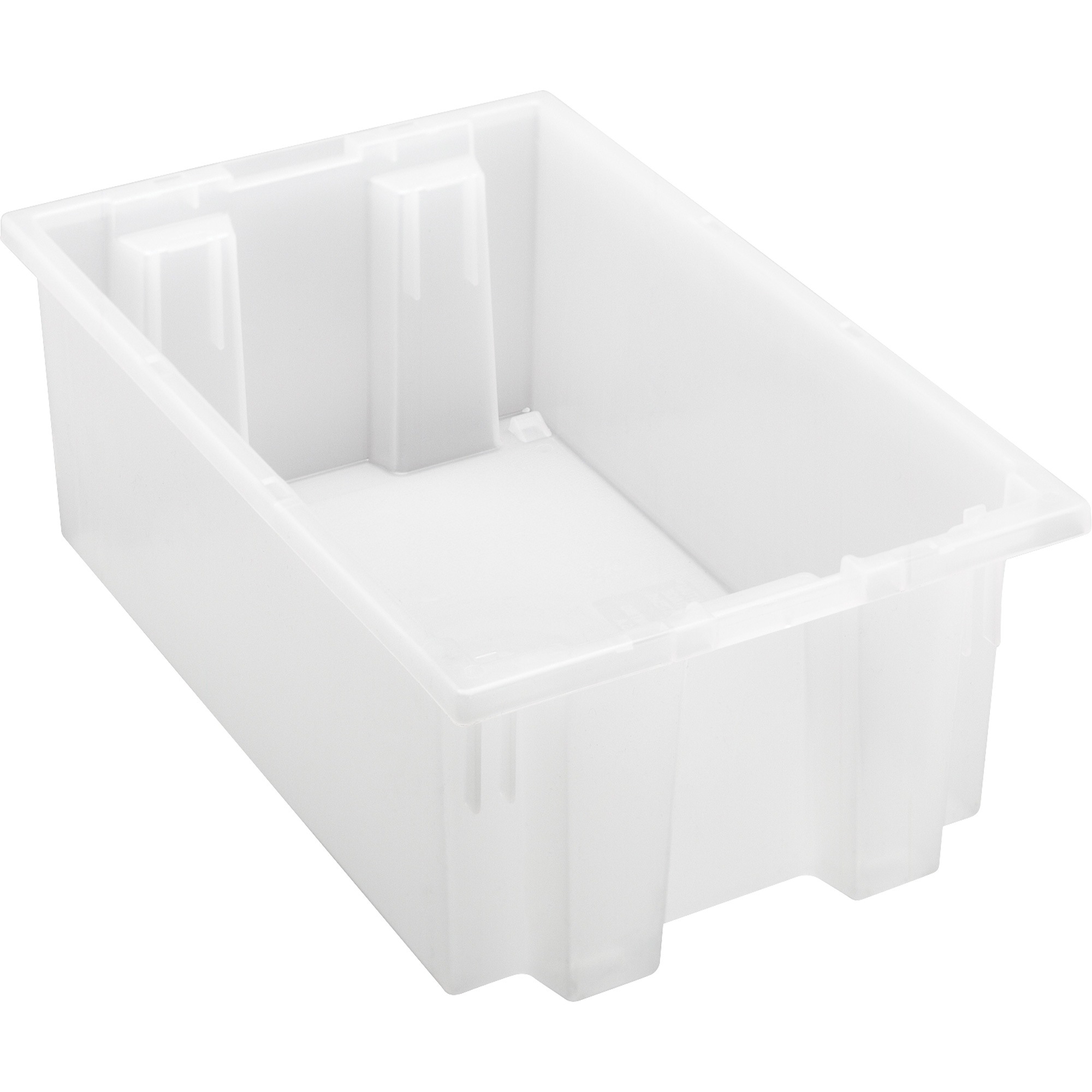 Contenant robuste Stack & Nest, 6" x 11" x 18", Transparent