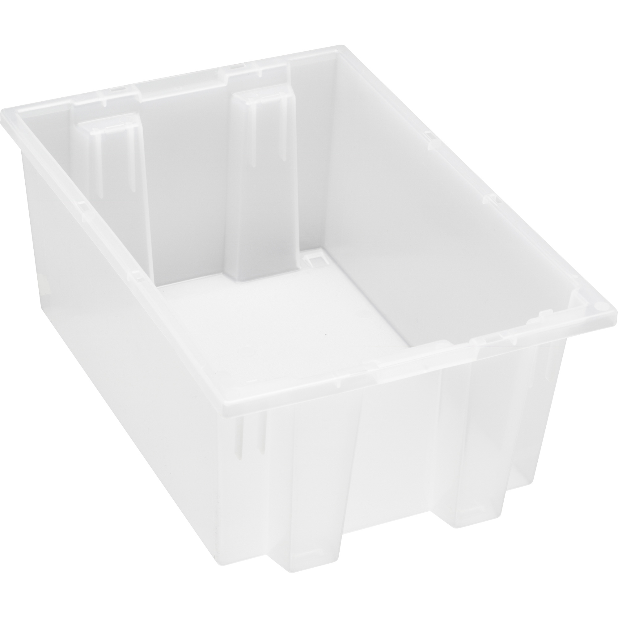 Contenant robuste Stack & Nest, 8" x 13,5" x 19,5", Transparent