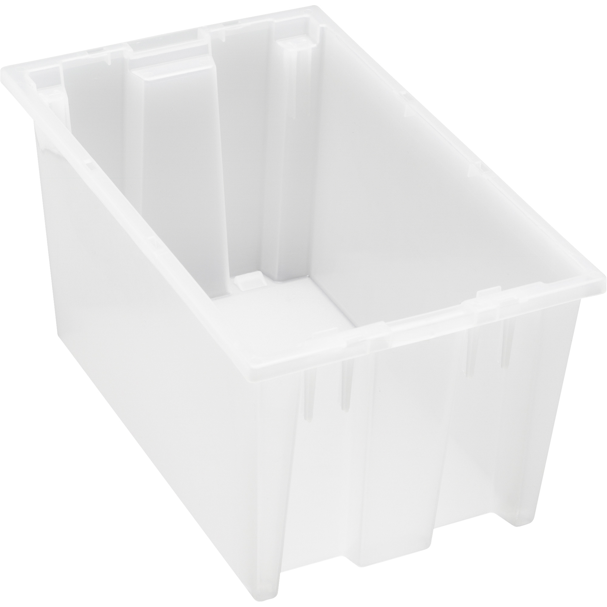 Contenant robuste Stack & Nest, 9" x 11" x 18", Transparent