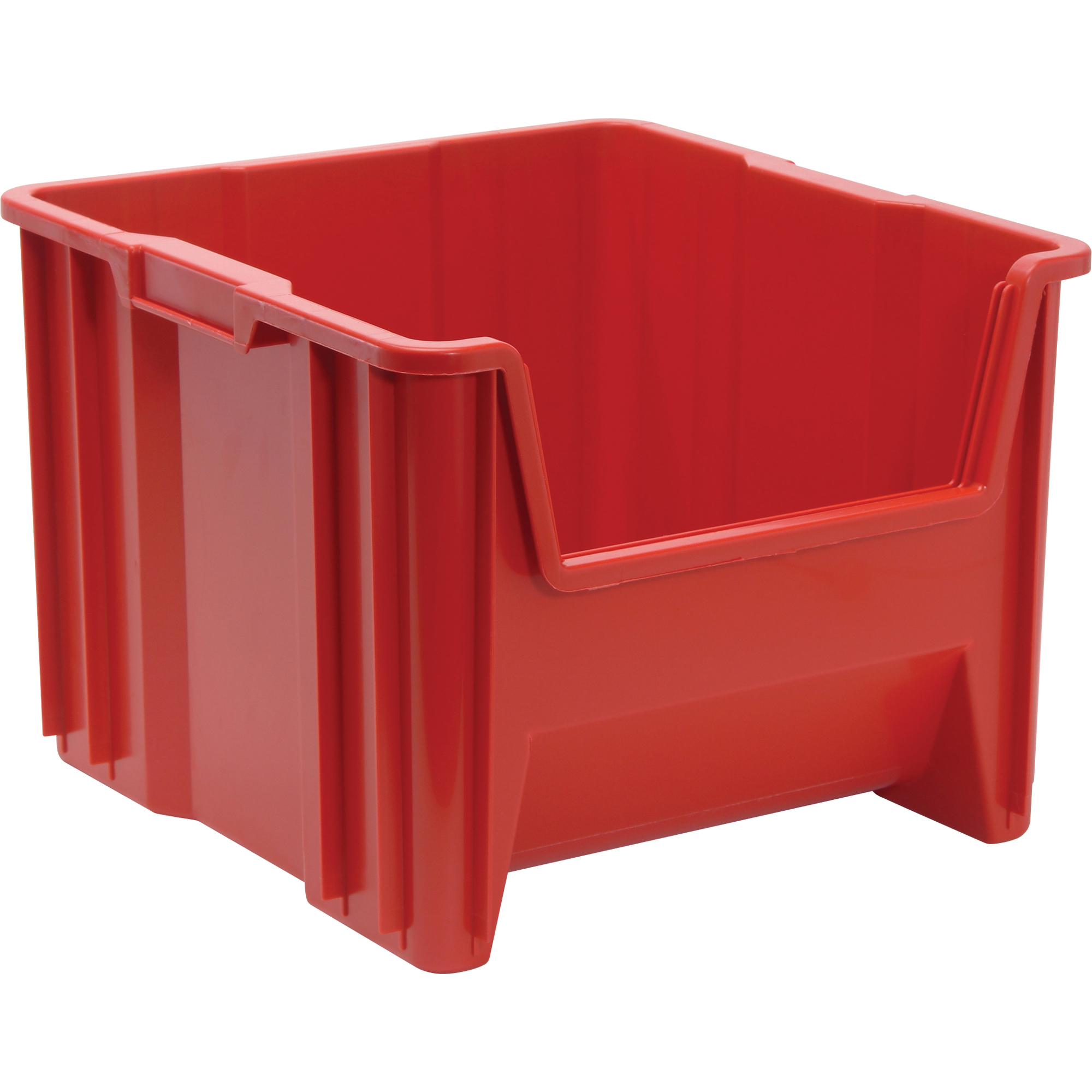Contenants à empiler géants, 16,5" la x 17,5" p x 12,5" h, Rouge