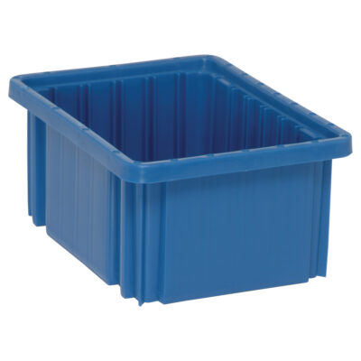 Contenants Divider BoxMD, Plastique, 10,9" la x 8,3" p x 5" h, Bleu