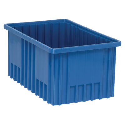 Contenants Divider BoxMD, Plastique, 16,5" la x 10,9" p x 8" h, Bleu
