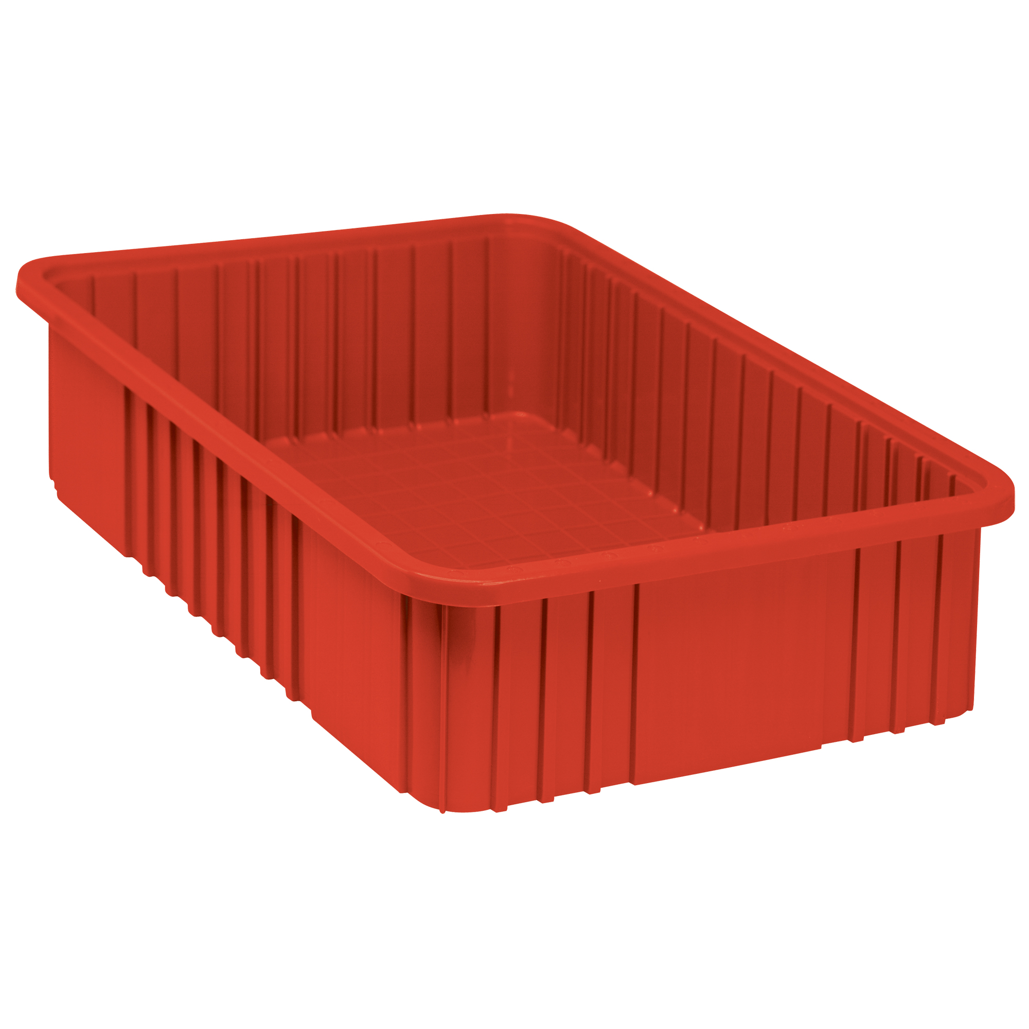 Contenants Divider BoxMD, Plastique, 22,5" la x 17,5" p x 6" h, Rouge
