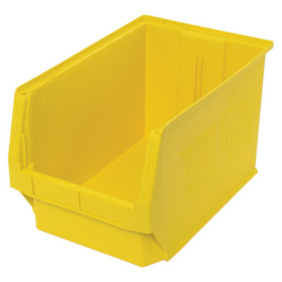 Contenants géants empilables, 12,375" la x 19,75" p x 11,875" h, Jaune