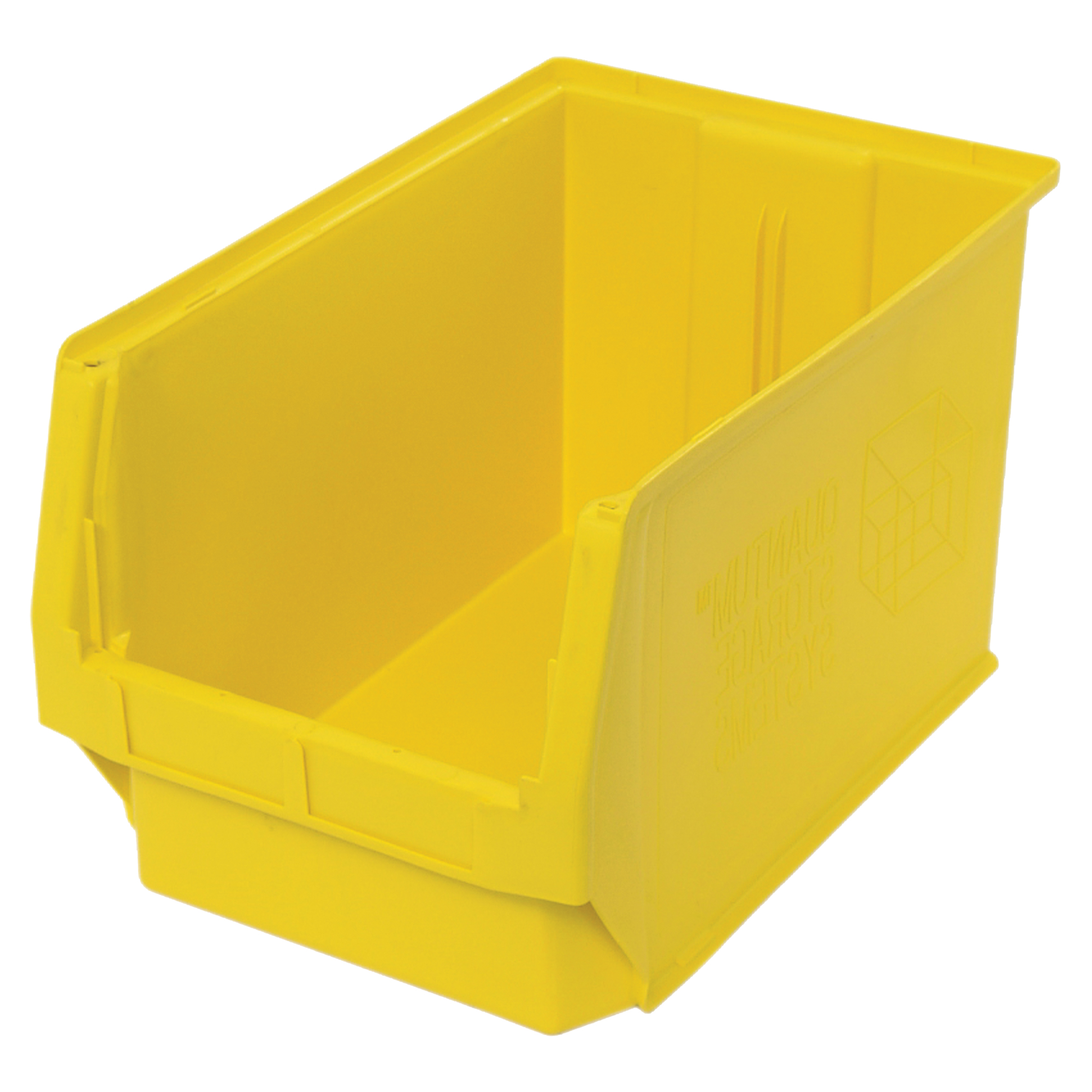 Contenants géants empilables, 12,375" la x 19,75" p x 11,875" h, Jaune