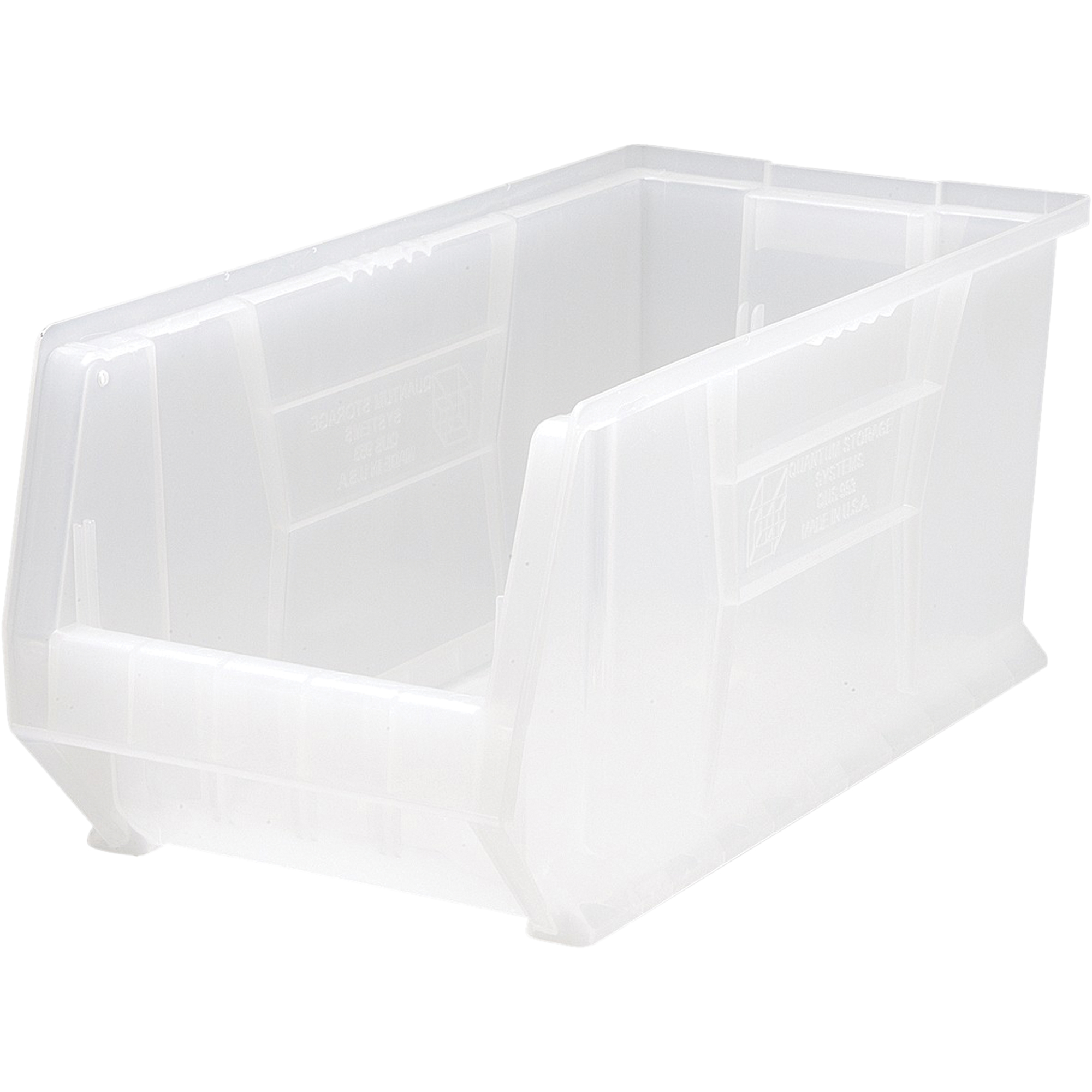 Contenants Hulk, 11" la, 10" h x 23-7/8" p, Transparent