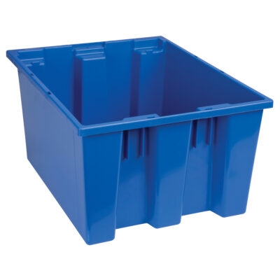 Contenants Stack & Nest, 10" x 19,5" x 15,5", Bleu