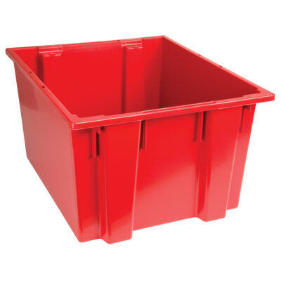 Contenants Stack & Nest, 13" x 23,5" x 19,5", Rouge