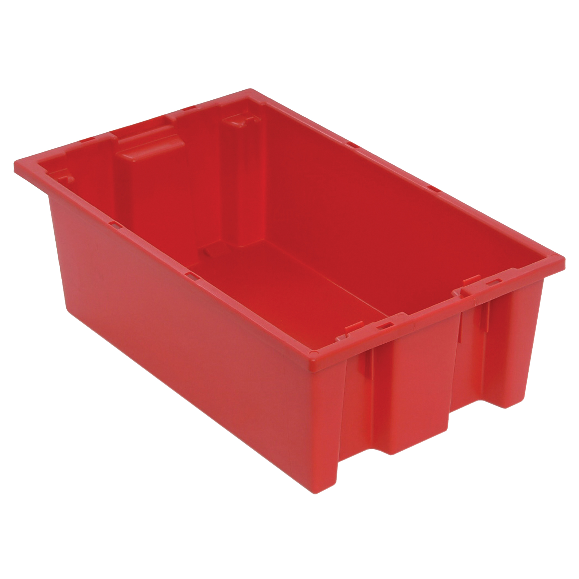 Contenants Stack & Nest, 6" x 18" x 11", Rouge