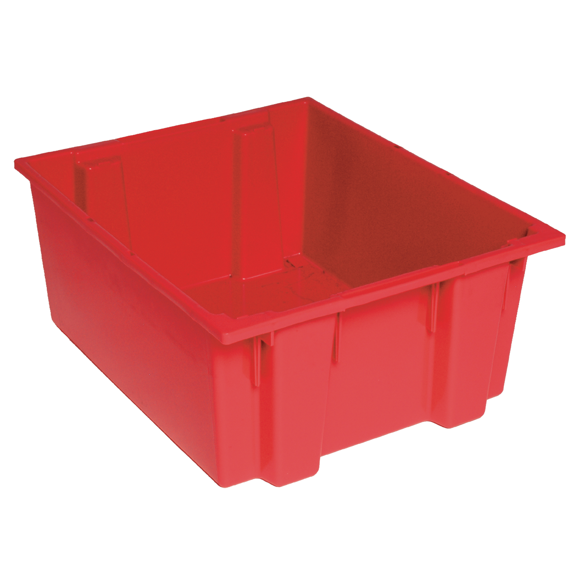 Contenants Stack & Nest, 8" x 19,5" x 13,5", Rouge
