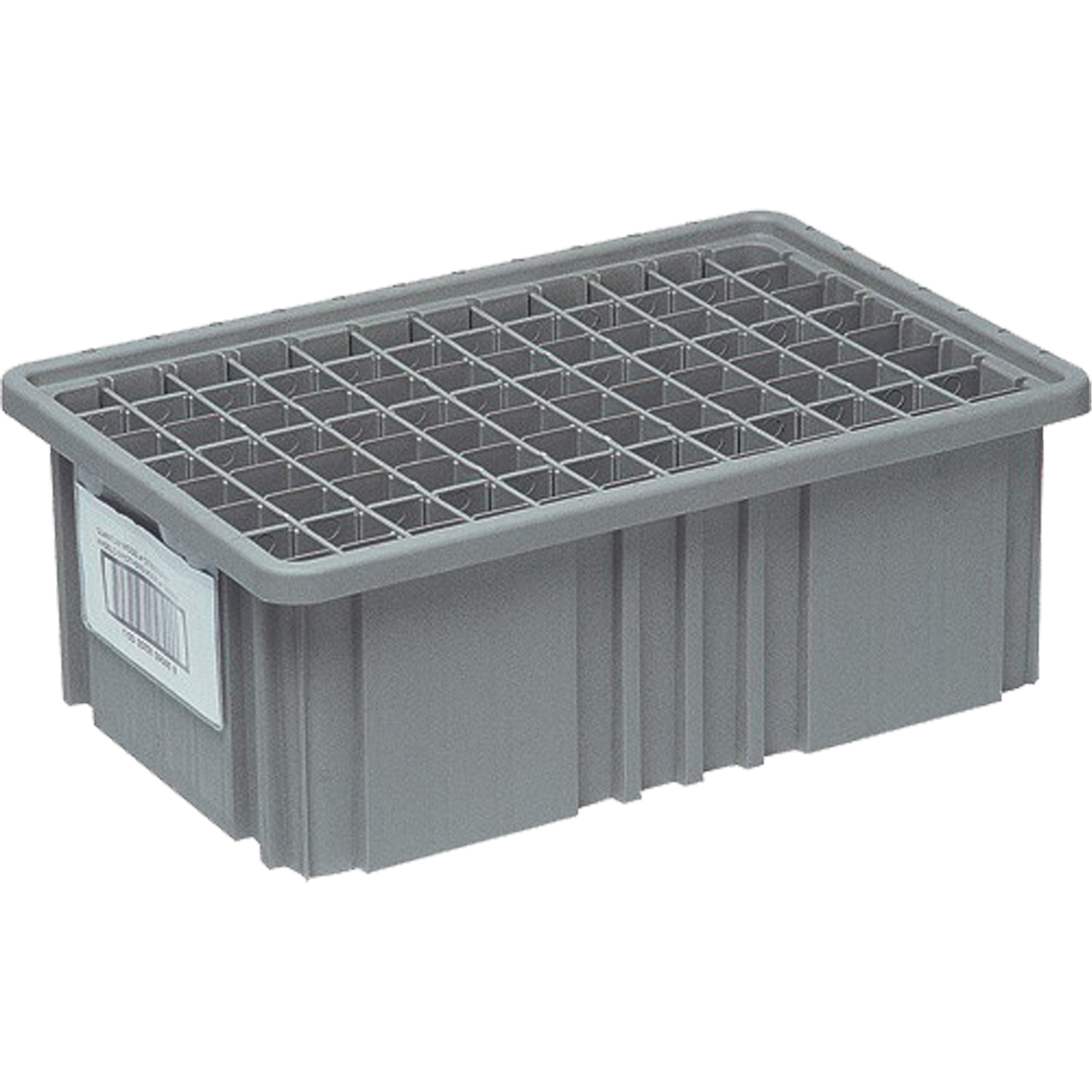 Diviseur long pour conteneur divisible en grille