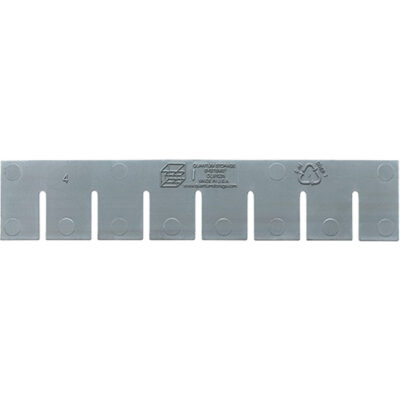 Diviseur long pour conteneur divisible en grille