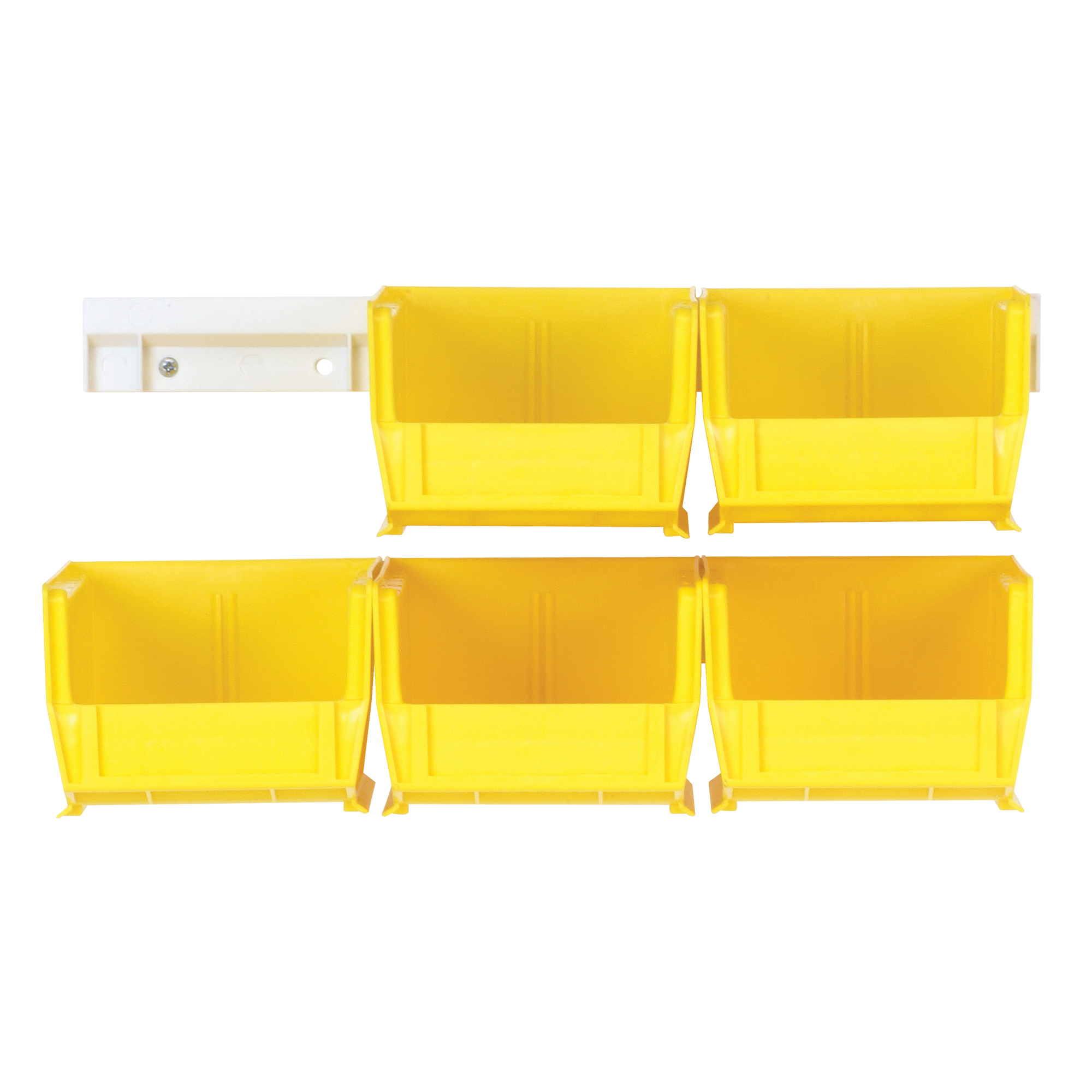 Ensemble complet de bacs Hang-and-Stack, 4-1/8" la, 3" h x 5-3/8" p, Jaune