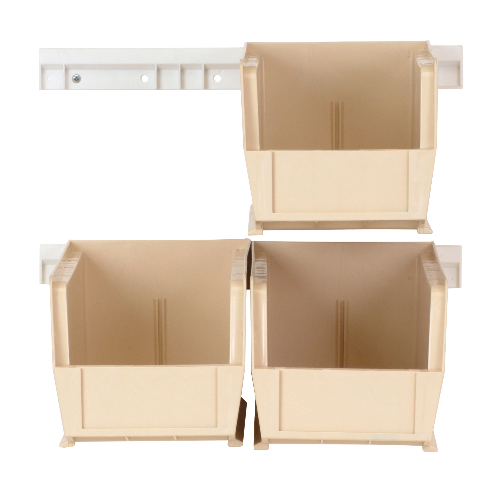 Ensemble complet de bacs Hang-and-Stack, 5-1/2" la, 5" h x 10-7/8" p, Ivoire