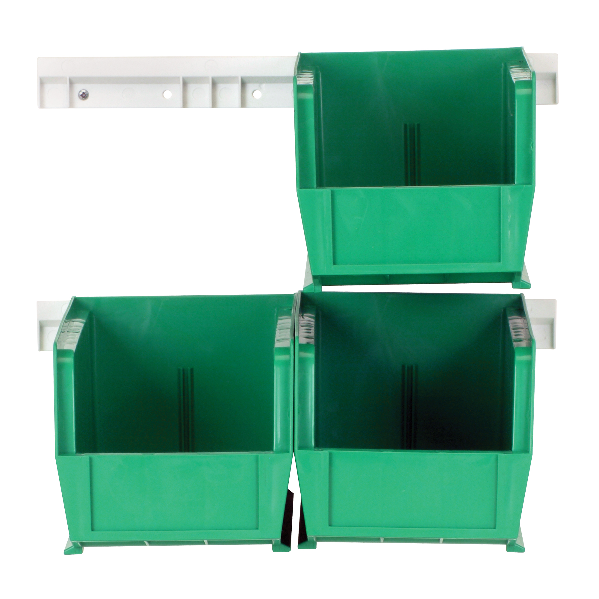 Ensemble complet de bacs Hang-and-Stack, 5-1/2" la, 5" h x 10-7/8" p, Vert