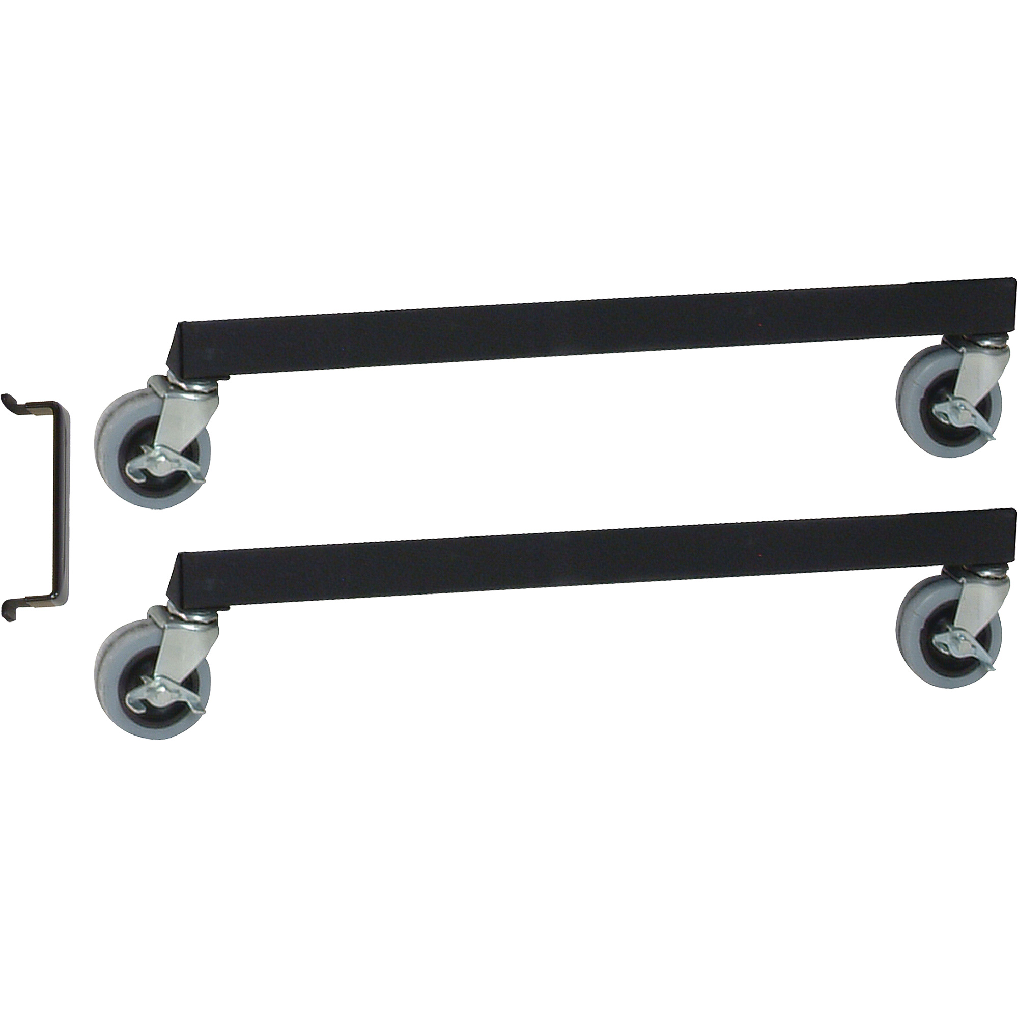 Ensemble mobile de support sur pied pour casiers de rangement à emboîtement