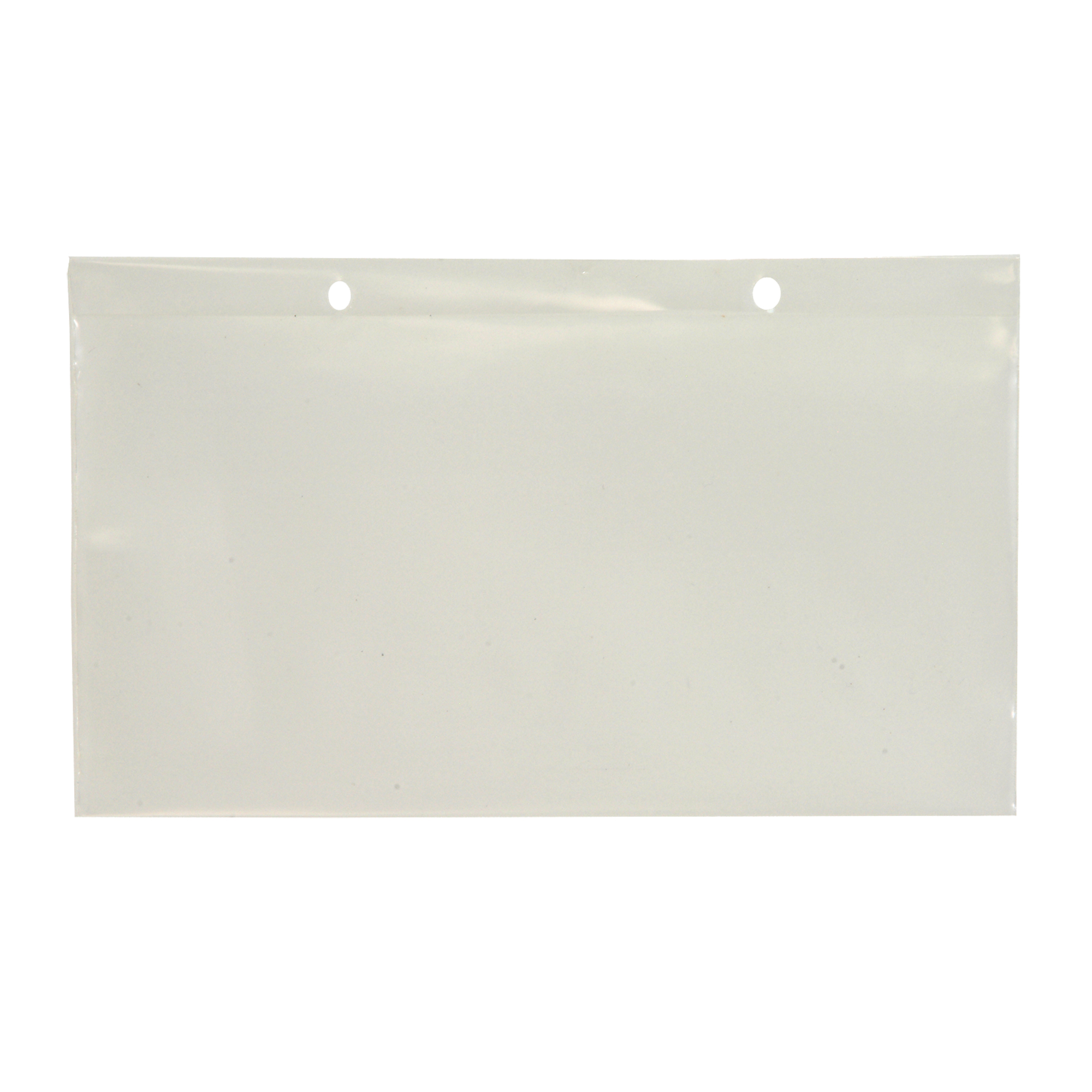 Support clair pour étiquette, À pression, 5" lo x 8" la