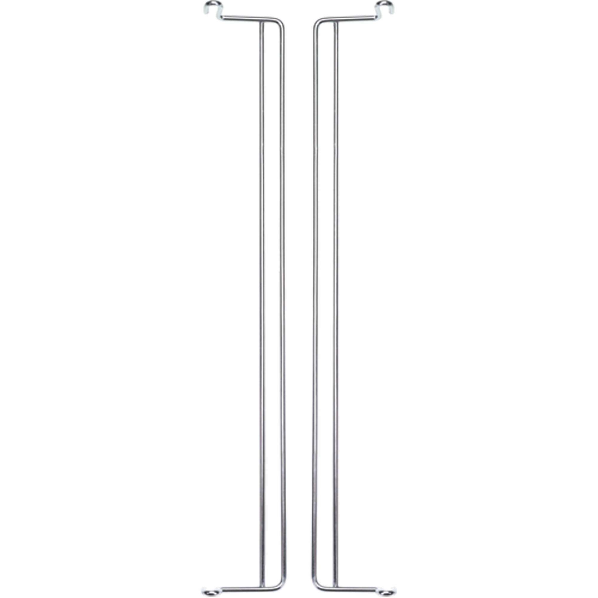 Supports latéraux en fil métallique
