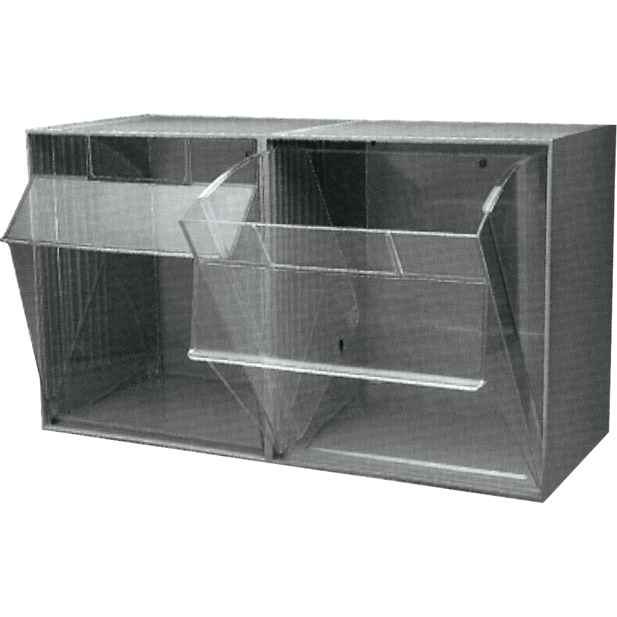 Système de casiers modulaires Tip-Out, 23-5/8" la x 11-7/8" p x 13-7/8" h, 2 tiroirs