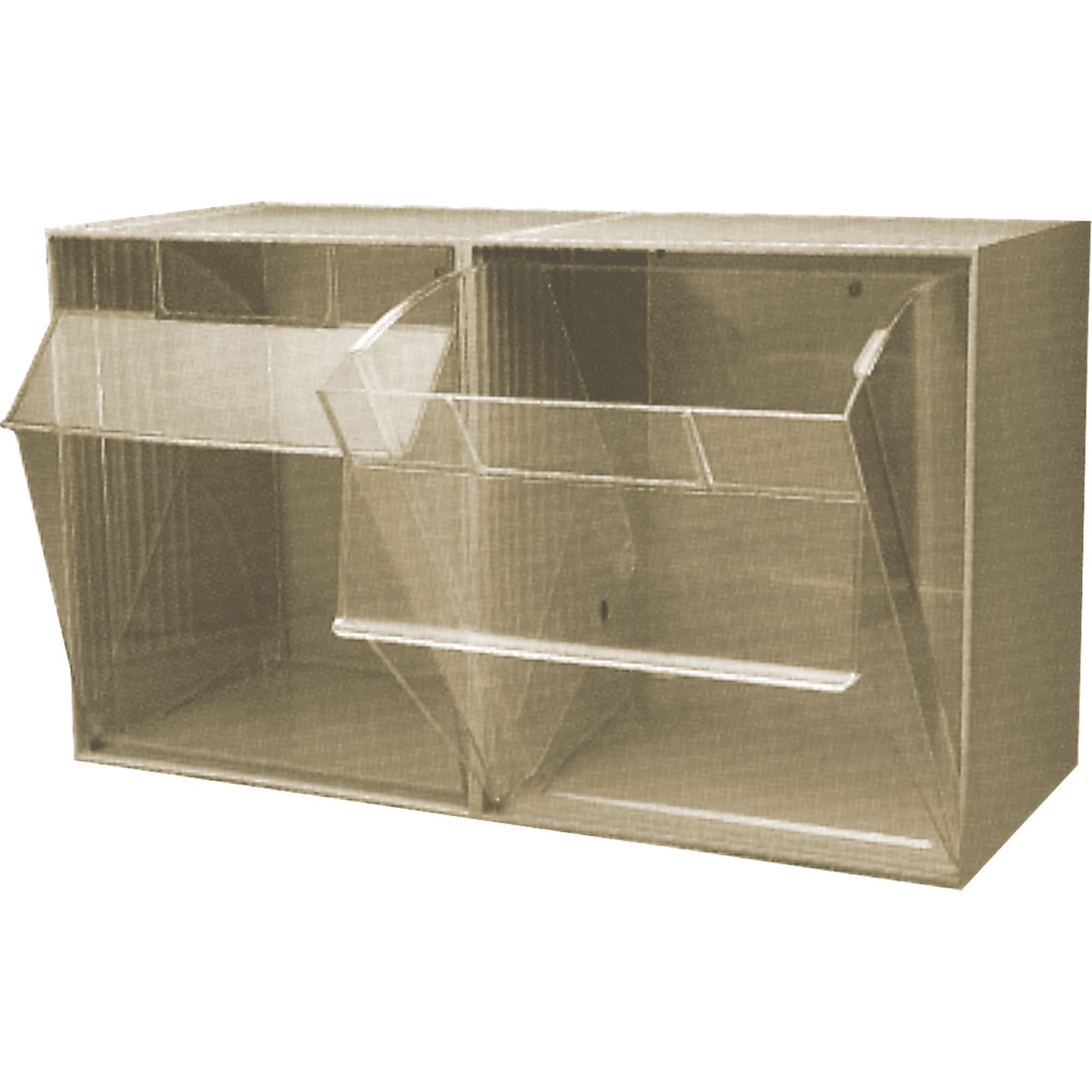 Système de casiers modulaires Tip-Out, 23-5/8" la x 11-7/8" p x 13-7/8" h, 2 tiroirs