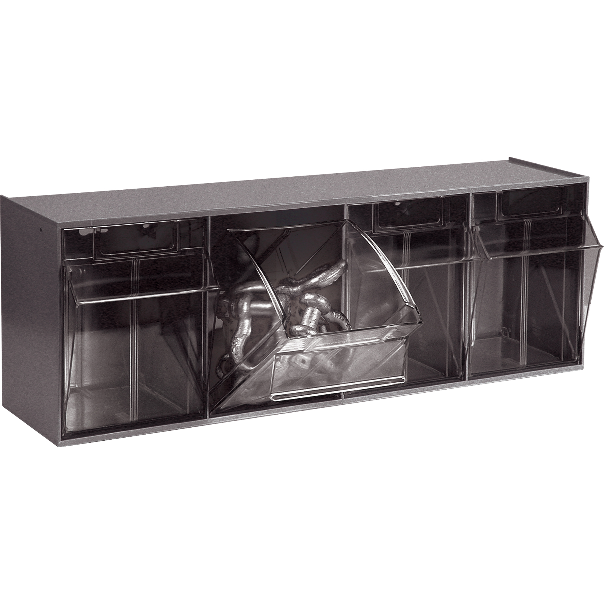 Système de casiers modulaires Tip-Out, 23-5/8" la x 6-5/8" p x 8-1/8" h, 4 tiroirs