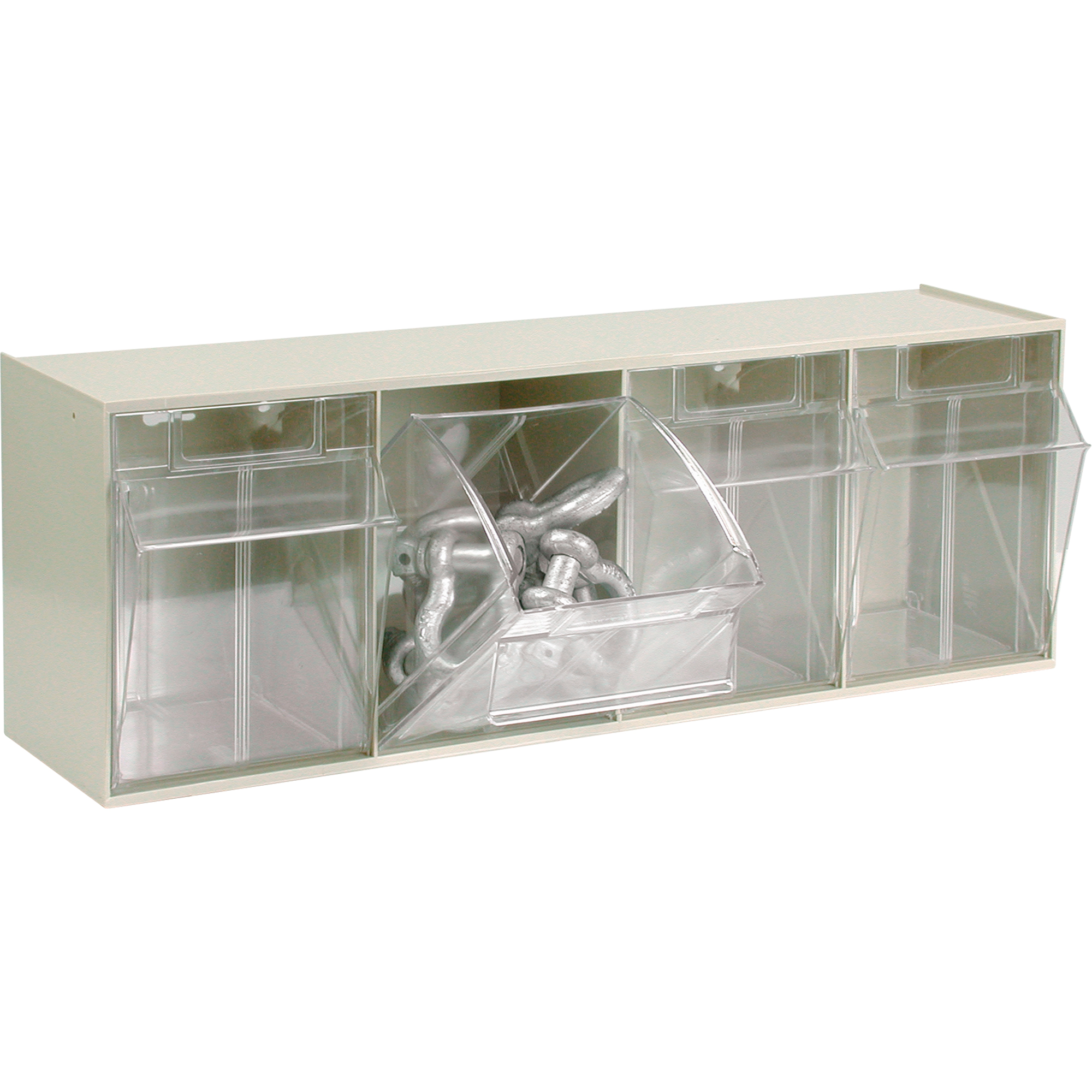 Système de casiers modulaires Tip-Out, 23-5/8" la x 6-5/8" p x 8-1/8" h, 4 tiroirs
