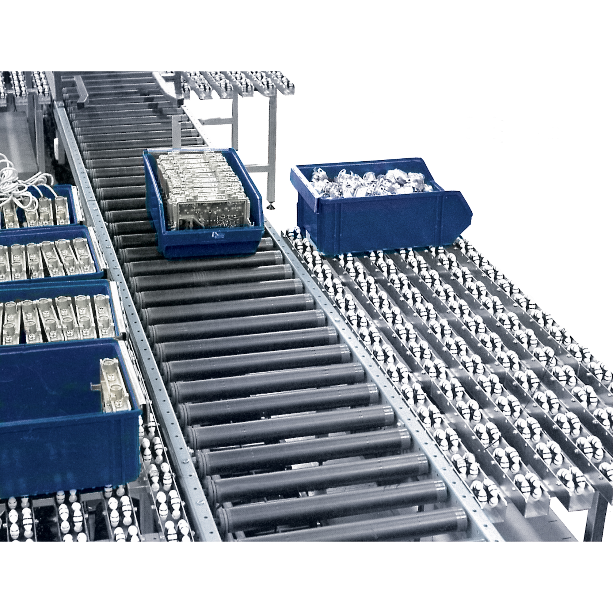 Rails de convoyeurs multidirectionnels Roll-Flex – Image 3