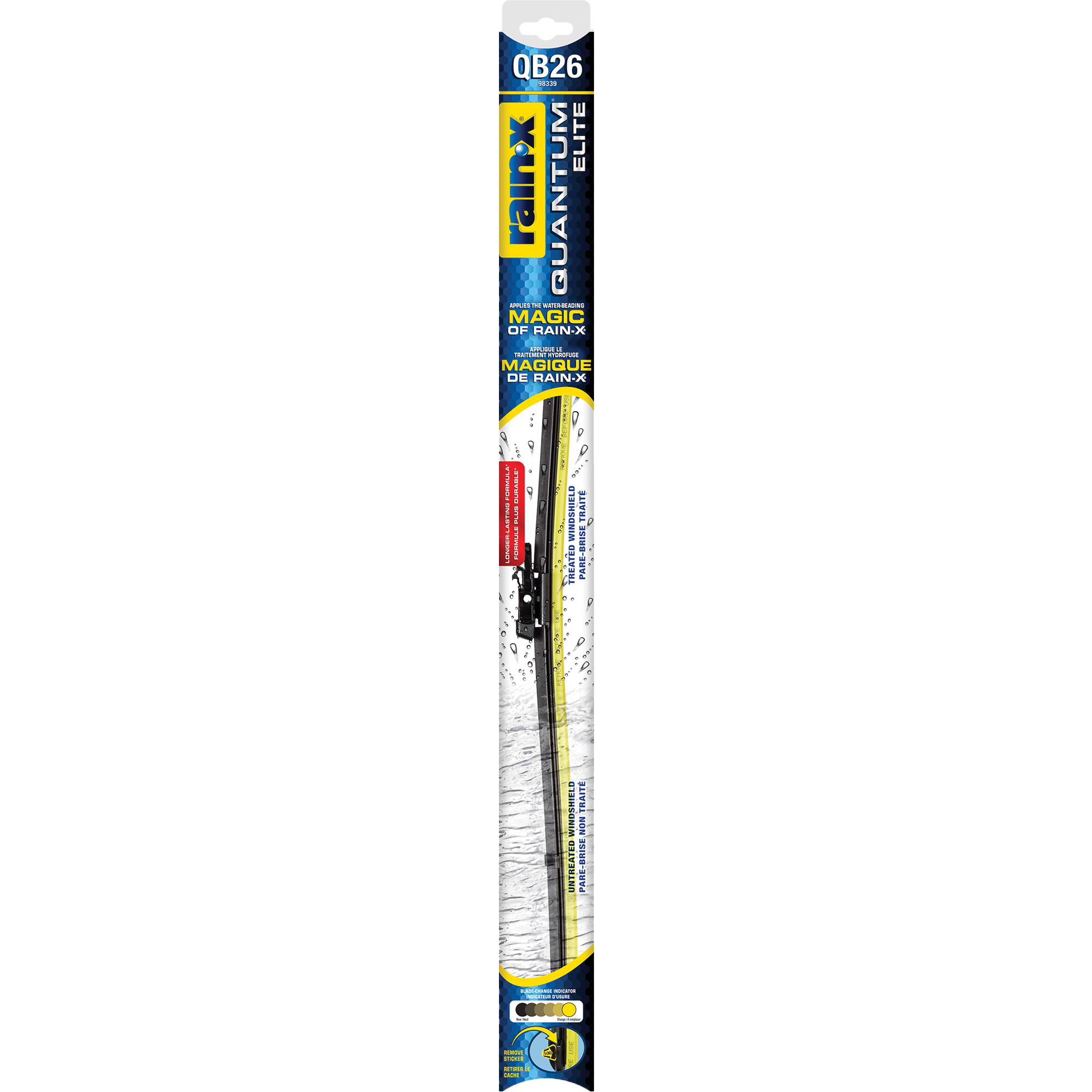 Balai d'essui-glace QuantumMD Elite avec adaptateurs, 26", Toute saison