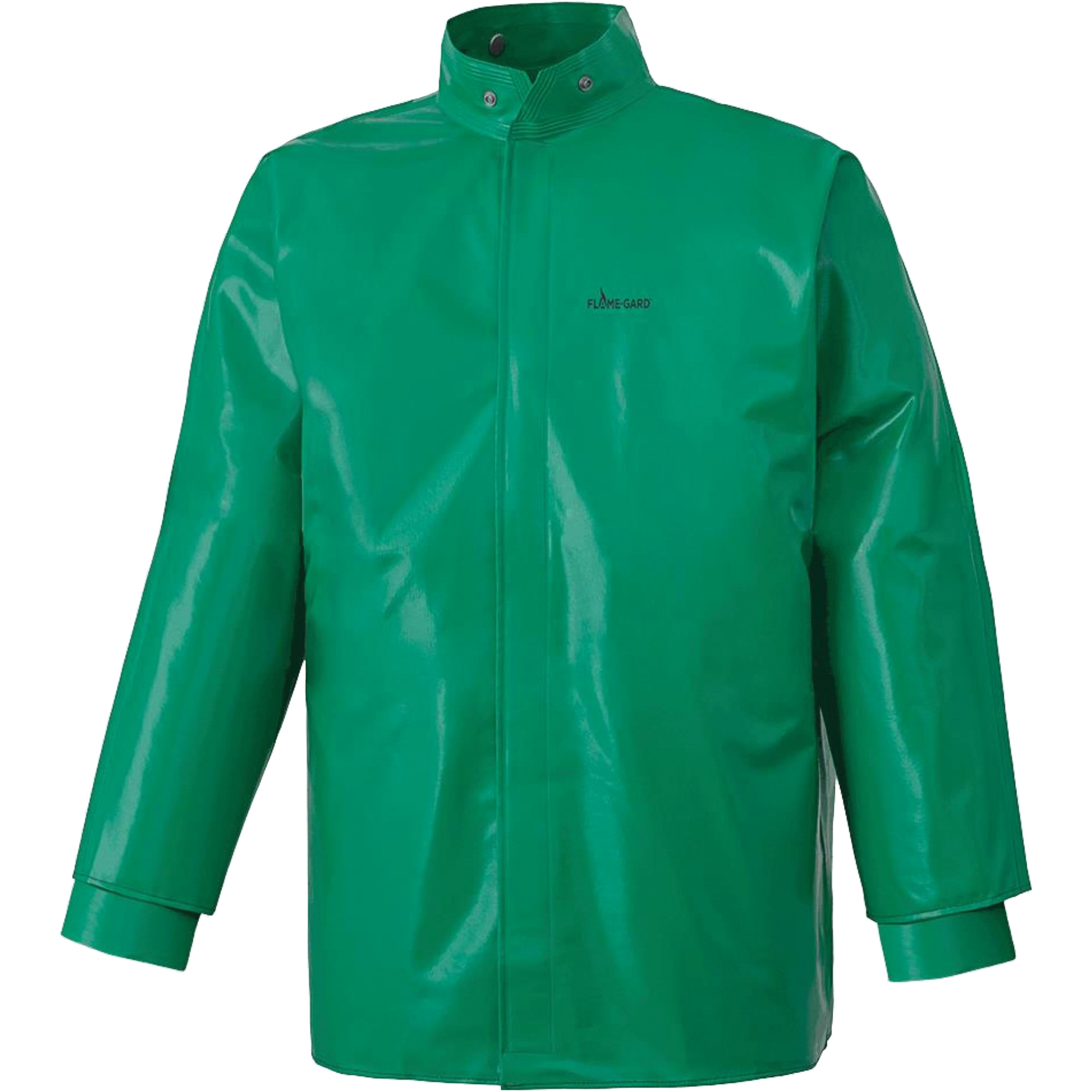 J43 380 Manteau CA-43MD ignifuge et résistant aux produits chimiques et aux acides, 4T-Grand, Vert