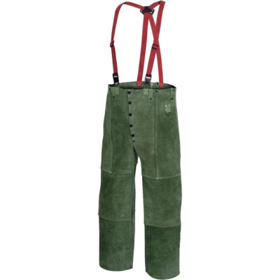 WP 100 Pantalon avec taille élastique pour soudeur, 2T-Grand, Vert
