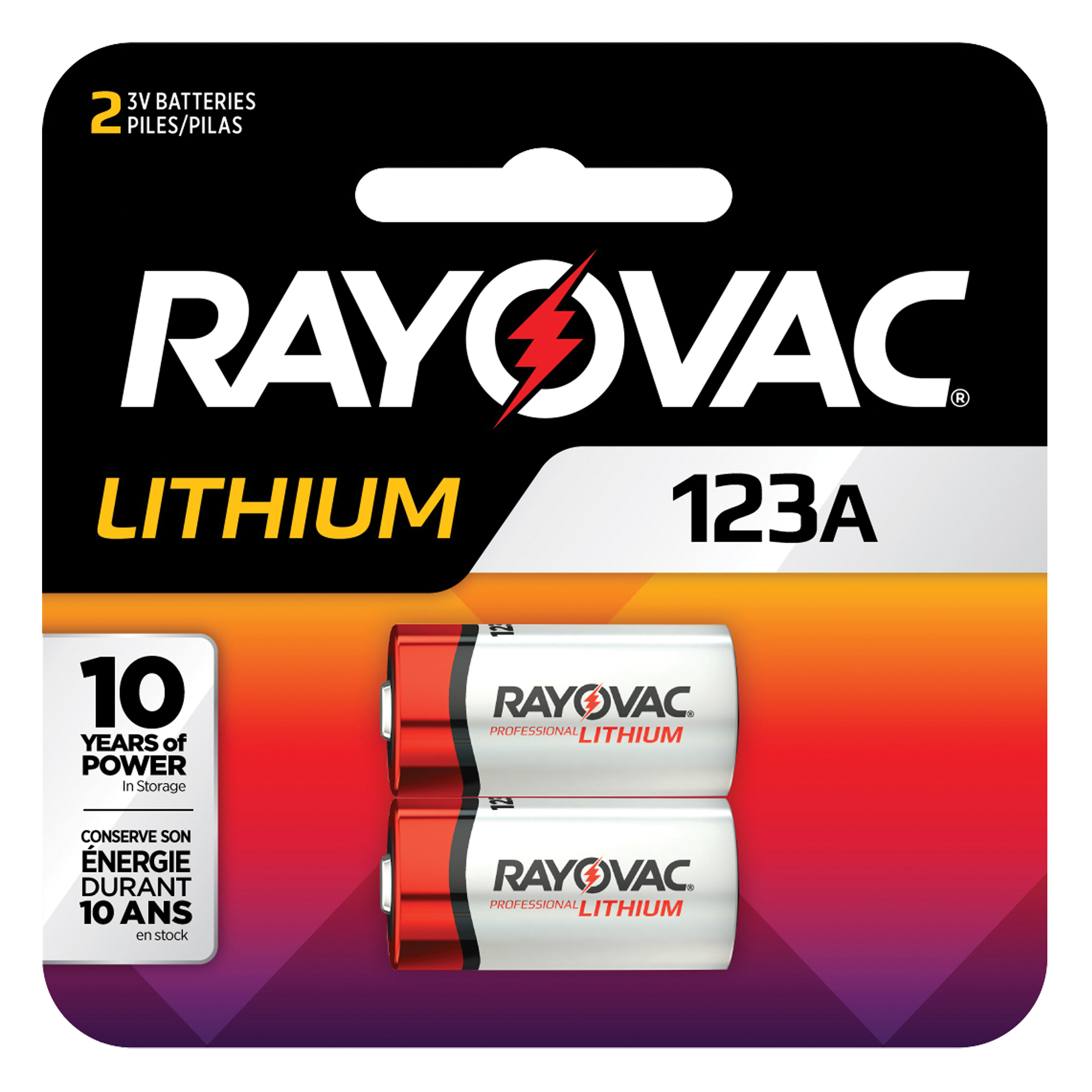 Batteries au lithium, 123, 3 V