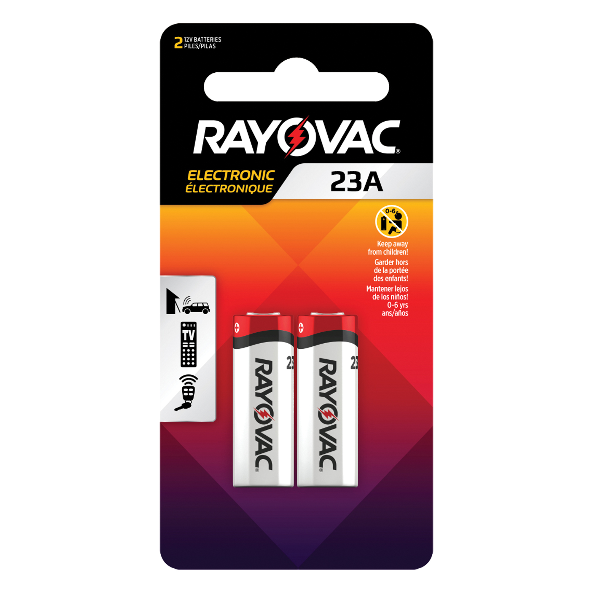 Piles, 23A, 12 V